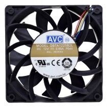 AVC DBTA1225B2L DC 12V 0.65A 12025 Axial Ball Bearing Cooling Fan
