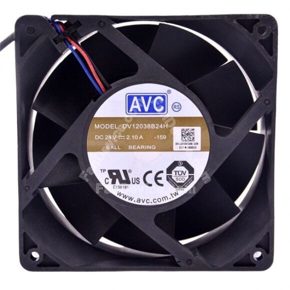 AVC DV12038B24H DC 24V 2.10A 12038 Axial Ball Bearing Cooling Fan