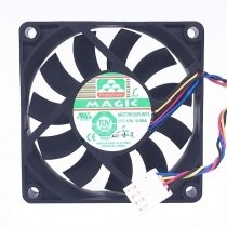 MAGIC MGT7012UR-W15 DC 12V 0.58A 2 Wires / 3 Wires / 4 Wires Axial Cooling Fan