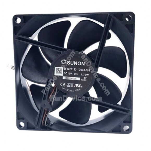 Sunon EF92251S3-1Q040-F99 DC 12V 1.73W 9225 Axial Cooling Fan