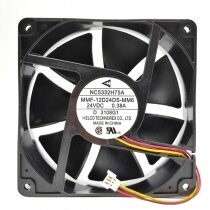 Mitsubishi NC5332H75A MMF-12D24DS-MM6 DC 24V 0.36A 3 Wires Axial Cooling Fan