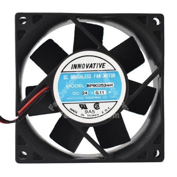 INNOVATIVE BP802524M DC 12V 0.11A 8025 Axial Brushless Cooling Fan