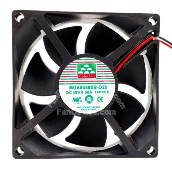 Magic MGA8048XB-O25 DC 48V 0.08A 8025 Axial Cooling Fan