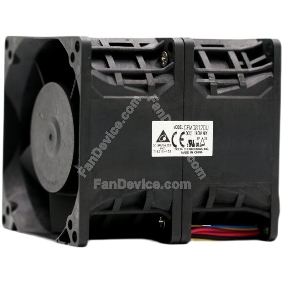 Delta GFM0812DU DC 12V 14.0A 8 Wires Axial Cooling Fan