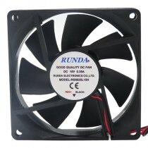 RUNDA RS8025L15H DC 15V 0.35A 8025 Axial Cooling Fan
