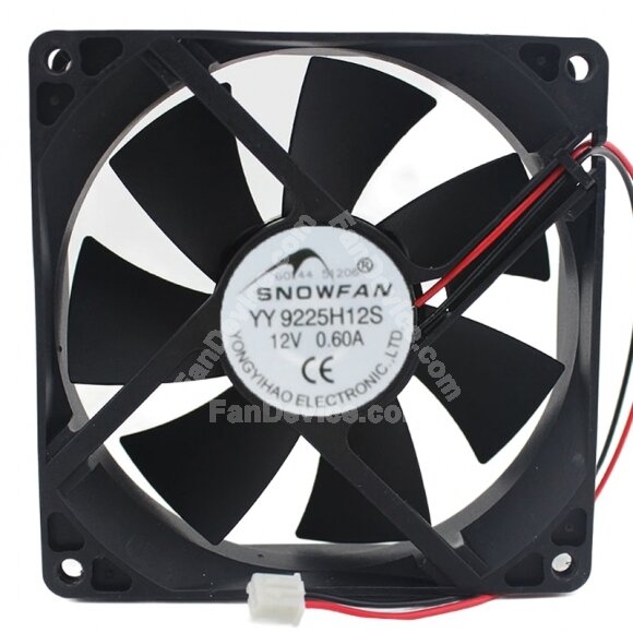 SNOWFAN YY9225H12S DC 12V 0.60A 9225 Axial Cooling Fan