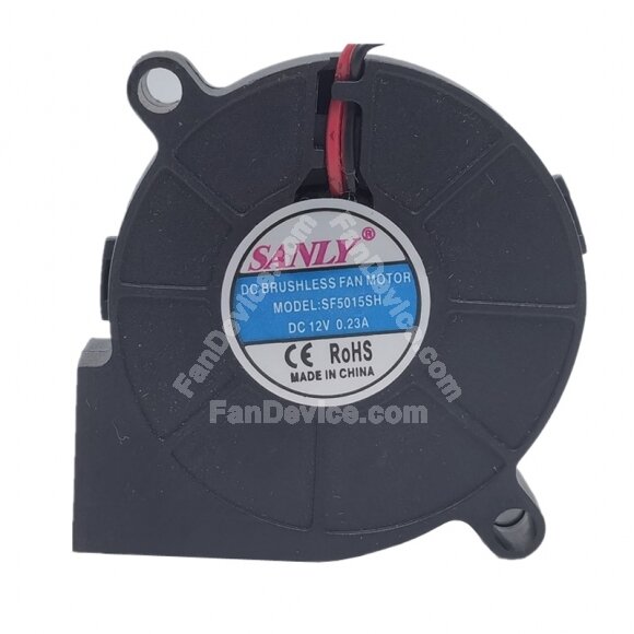 SANLY SF5015SH DC 12V 0.23A 5015 Blower Brushless Cooling Fan