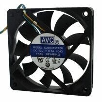 AVC DA07015T12U DC 12V 0.7A 2 Wires / 3 Wires / 4 Wires Axial Cooling Fan