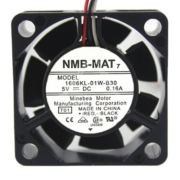 NMB-MAT 1606KL-01W-B30 DC 12V 0.16A 4015 Axial Cooling Fan