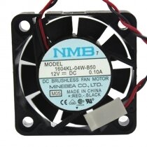 NMB 1604KL-04W-B50 DC 12V 0.10A 4010 Axial Brushless Cooling Fan