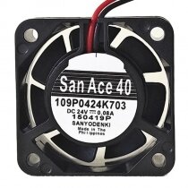 Sanyo Denki San Ace 40 109P0424K703 DC 24V 0.08A 4015 Axial Cooling Fan