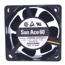Sanyo Denki San Ace 60 109R0612HS4011 DC 12V 0.19A 6025 Axial Cooling Fan