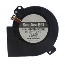 Sanyo Denki San Ace B97 9BAM24P2G03 DC 24V 0.9A 9733 Blower Cooling Fan