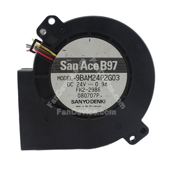 Sanyo Denki San Ace B97 9BAM24P2G03 DC 24V 0.9A 9733 Blower Cooling Fan