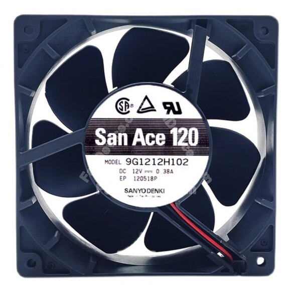 Sanyo Denki 120 San Ace 120 9G1212H102 DC 12V 0.38A 12038 Axial Cooling Fan