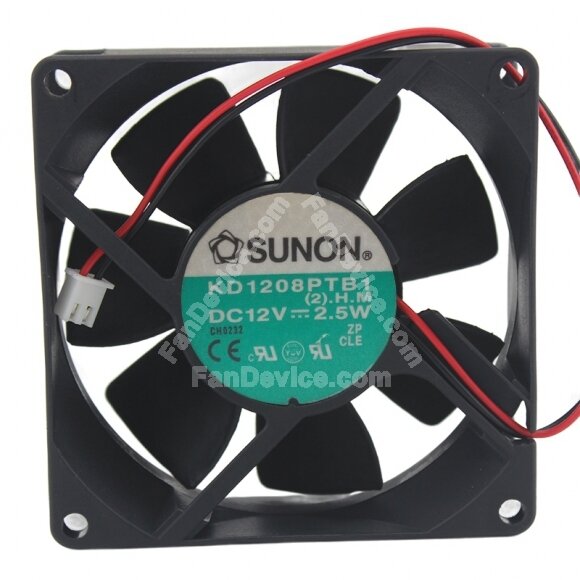 Sunon KD1208PTB1 (2).H.M DC 12V 2.5W 8025 Axial Cooling Fan