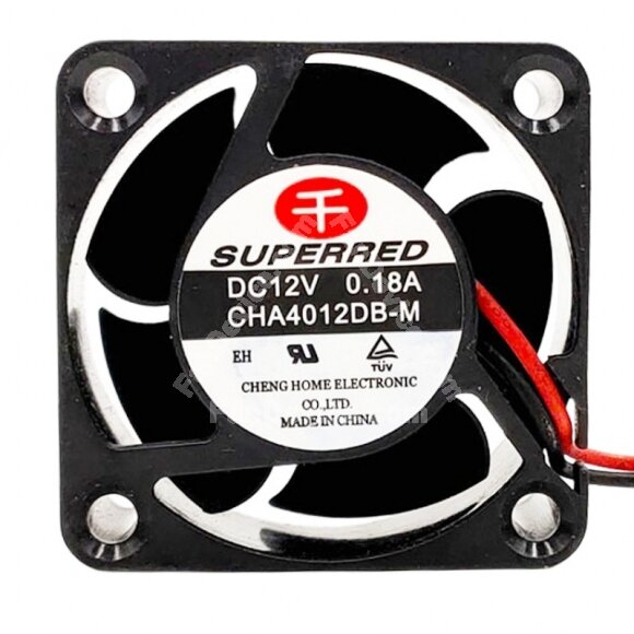 SuperRed CHA4012DB-M DC 12V 0.18A 4020 Axial Cooling Fan