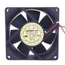 Yate Loon D80BH-24 DC 24V 0.19A 8025 Axial Cooling Fan