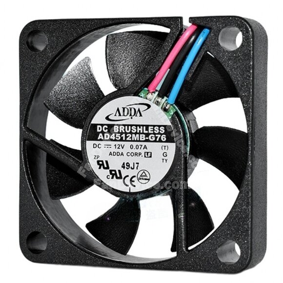 ADDA AD4512MB-G76 DC 12V 0.07A 4510 Axial Brushless Cooling Fan