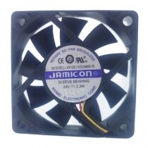 JAMICON KF0615S2MM-R DC 24V 2.3W 6015 Sleeve Bearing Axial Cooling Fan