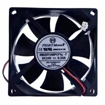 PELKO Motors R8025Y24BPCP1c-7 DC 24V 0.34A 8025 Brushless Axial Cooling Fan