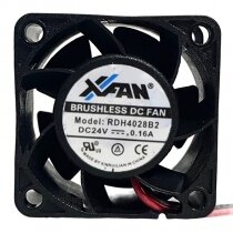 XFAN RDH4028B2 DC 24V 0.16A 4028 Brushless Axial Cooling Fan