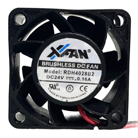 XFAN RDH4028B2 DC 24V 0.16A 4028 Brushless Axial Cooling Fan
