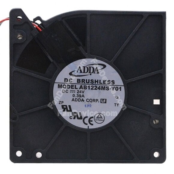 ADDA AB1224MS-Y01 DC 24V 0.39A 12032 Brushless Blower Cooling Fan