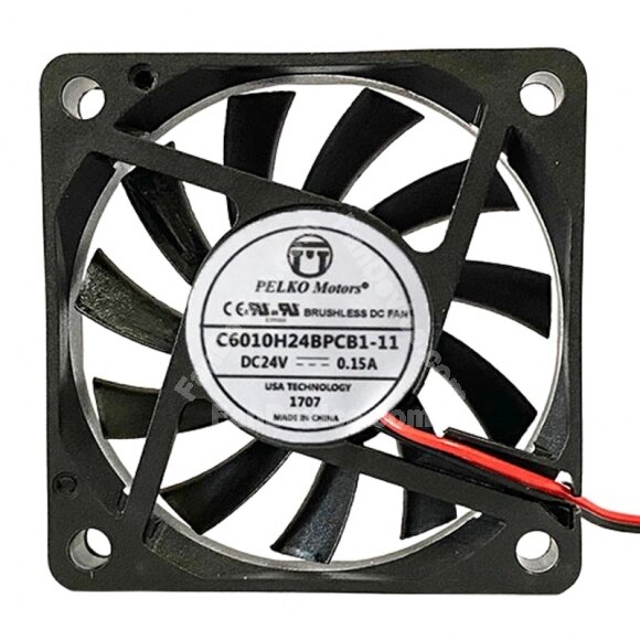 PELKO Motors C6010H24BPCB1-11 DC 24V 0.15A 6010 Axial Cooling Fan