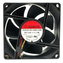 Sunon EE80251B1-000C-G99 DC 12V 1.7W 8025 Axial Cooling Fan