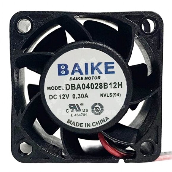 BAIKE DBA04028B12H DC 12V 0.30A 4028 Axial Cooling Fan