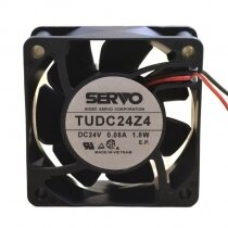 Servo TUDC24Z4-965 DC 24V 0.08A 1.8W 2 Wires Axial Cooling Fan