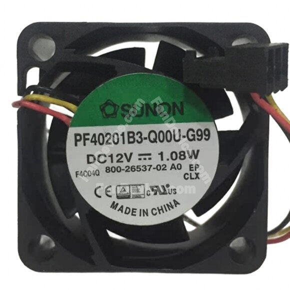 Sunon PF40201B3-Q00U-G99 DC 12V 1.08W 4020 Axial Cooling Fan