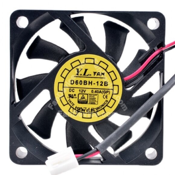 YaLn Fan D60BH-12B DC 12V 0.40A 6015 Axial Cooling Fan