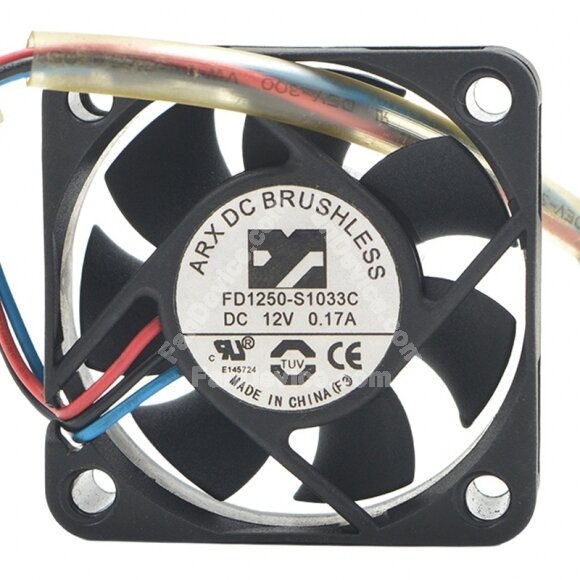 ARX FD1250-S1033C 12V 0.17A 5015 DC Brushless Axial Cooling Fan