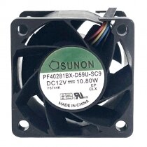 Sunon PF40281BX-D59U-SC9 DC 12V 10.80W 4028 Axial Cooling Fan