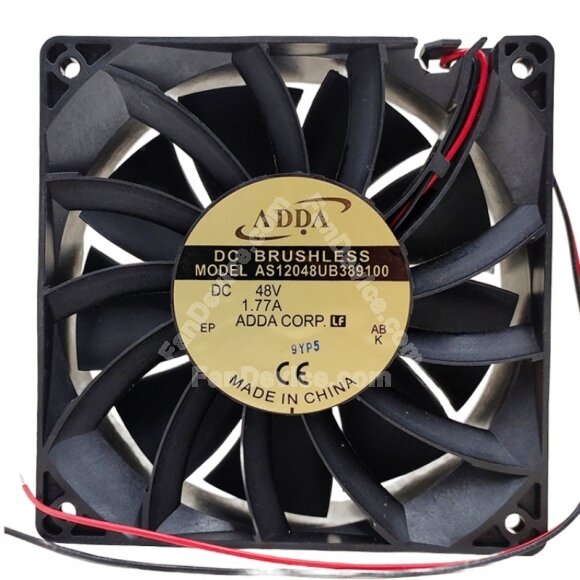 ADDA AS12048UB389100 DC 48V 1.77A 12038 Brushless Axial Cooling Fan