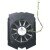 Delta AUV0912VBA01 DC 12V 0.50A 4 Wires PWM Axial Cooling Fan