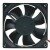 AVC DA0825B12U DC 12V 0.51A 2 Wires Ball Bearing Axial Cooling Fan