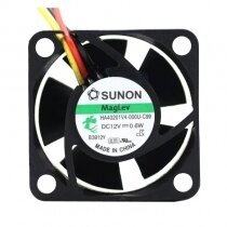 Sunon HA40201V4-000U-C99 DC 12V 0.6W 3 Wires Axial Cooling Fan