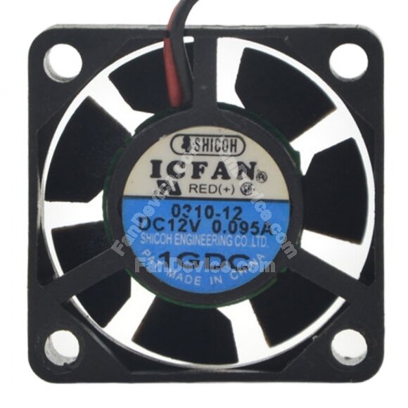 ICFAN 0310-12 DC 12V 0.095A 3010 Axial Cooling Fan
