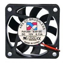 ARX FD1260-S3012C DC 12V 0.13A 2 Wires Axial Cooling Fan