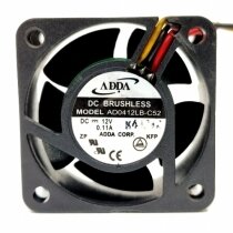 ADDA AD0412LB-C52 DC 12V 0.11A 2 Wires / 3 Wires Axial Cooling Fan