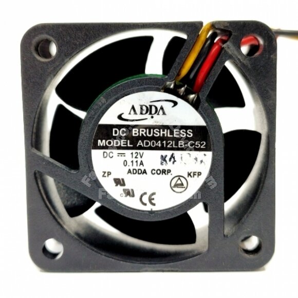 ADDA AD0412LB-C52 DC 12V 0.11A 2 Wires / 3 Wires Axial Cooling Fan
