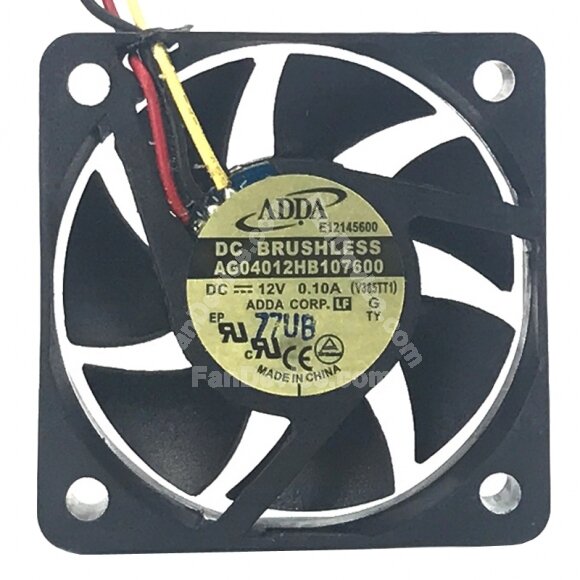 ADDA AG04012HB1070600 DC 12V 0.10A 4010 Brushless Axial Cooling Fan