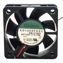 SUNON KD1205PHS3 DC 12V 0.7W 2 Wires Axial Cooling Fan