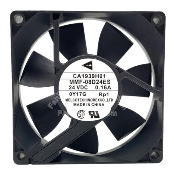 Mitsubishi MMF-08D24ES-RP1 DC 24V 0.16A 2 Wires / 3 Wires Axial Cooling Fan