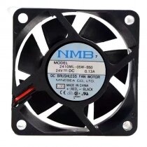 NMB 2410ML-05W-B50 DC 24V 0.13A 2 Wires / 3 Wires Axial Cooling Fan