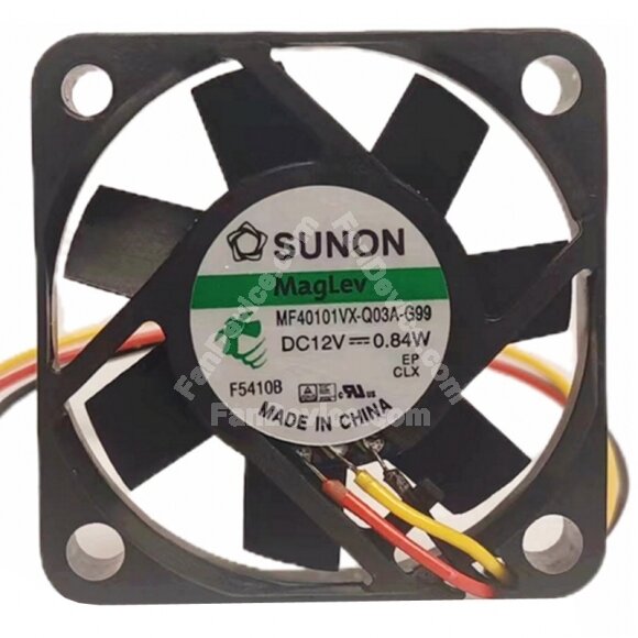 Sunon Maglev MF40101VX-Q03A-G99 DC 12V 0.84W 4010 Axial Cooling Fan