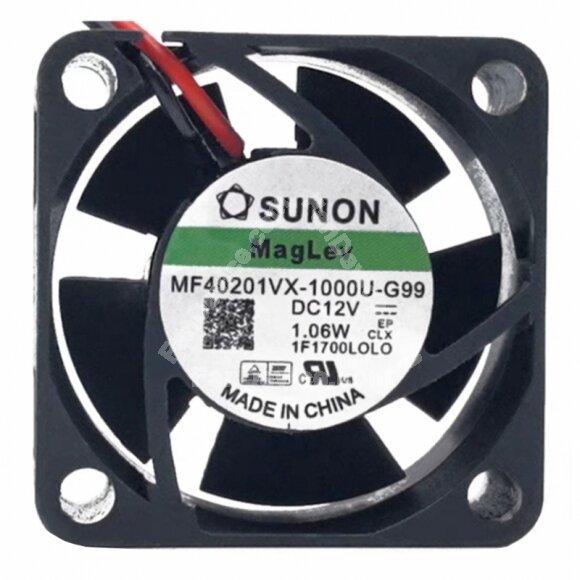 Sunon Maglev MF40201VX-1000U-G99 DC 12V 1.06W 4020 Axial Cooling Fan